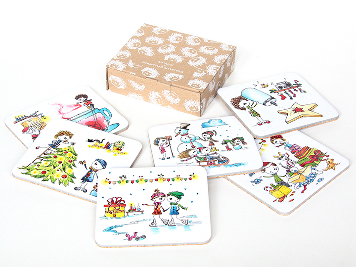 Podlošci za čaše ”Zimuljci”