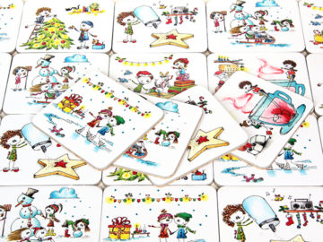 Podlošci za čaše ”Zimuljci”